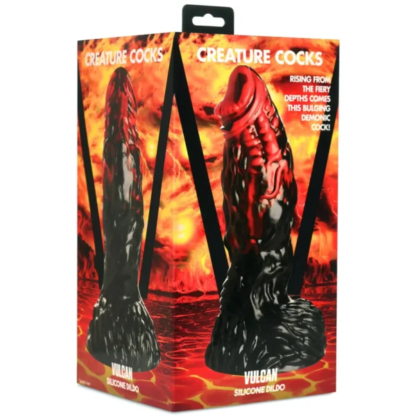Creature Cocks Vulcan Silicone Dildo - Packaging