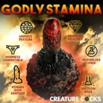 Creature Cocks Vulcan Silicone Dildo - Godly Stamina