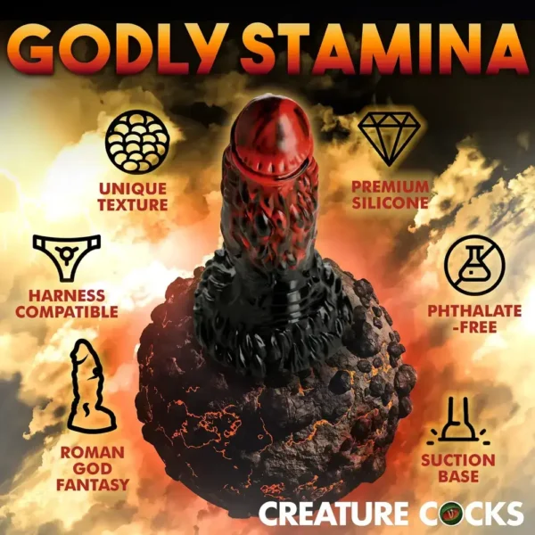 Creature Cocks Vulcan Silicone Dildo - Godly Stamina