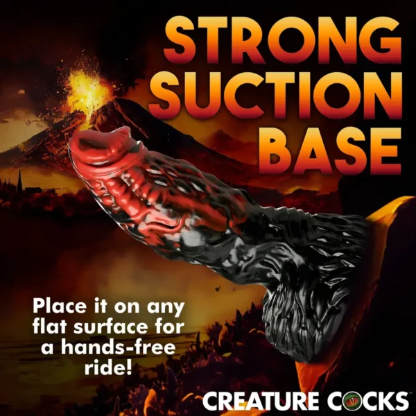 Creature Cocks Vulcan Silicone Dildo - Strong suction base