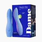 Dame Dip Basic Vibrator - Internal & External Beginner Vibe - Periwinkle