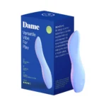 Dame Dip Basic Vibrator - Internal & External Beginner Vibe - Periwinkle