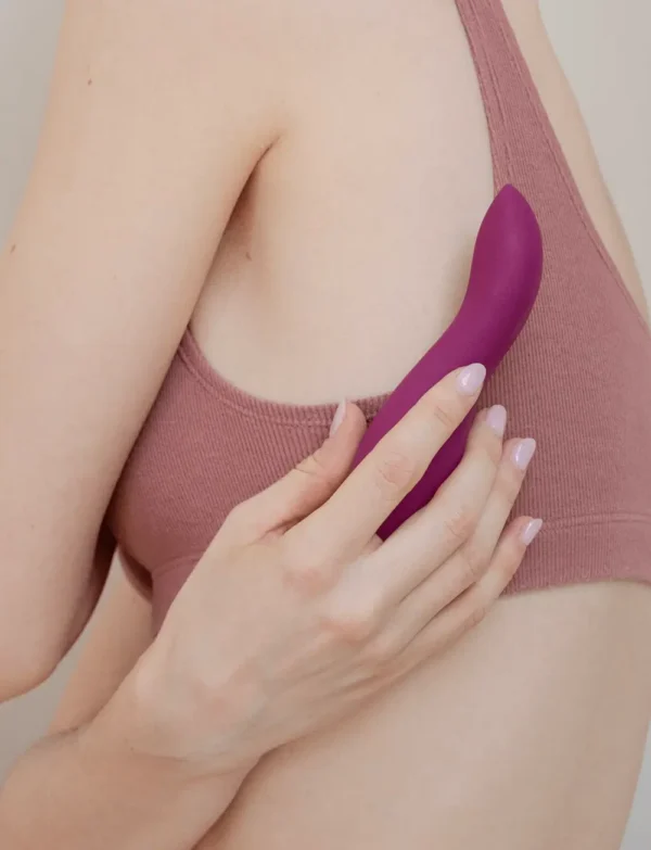 Dame Dip Basic Vibrator - Internal & External Beginner Vibe - Plum