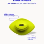 Dame Fin Finger Vibrator - Citrus
