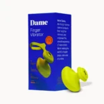 Dame Fin Finger Vibrator - Citrus