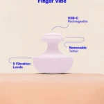 Dame Fin Finger Vibrator - Quartz
