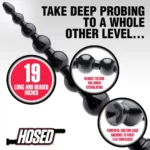 HOSED 19-Inch Graduated Bead Anal Snake - Deep Anal Probing