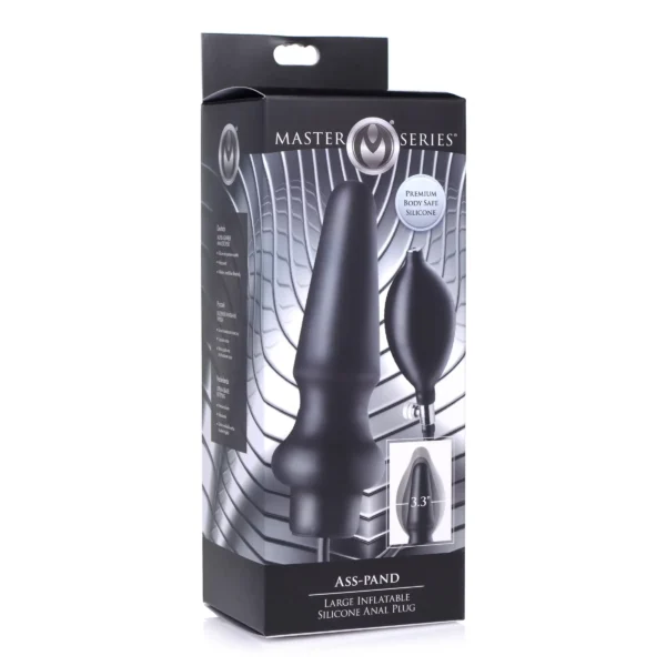 Master Series Ass-Pand Large Inflatable Silicone Anal Plug