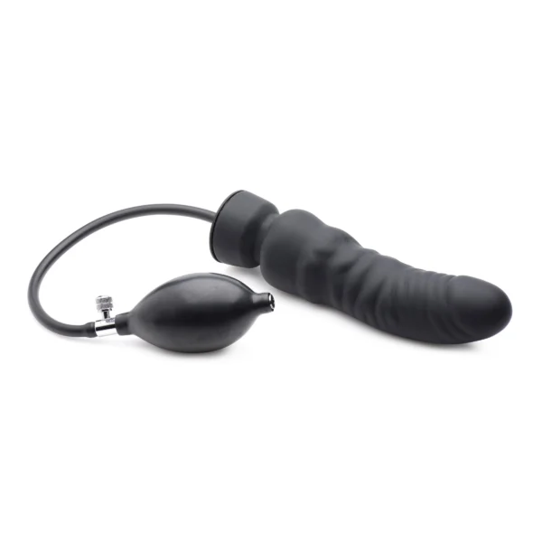 Master Series Dick-Spand Inflatable Silicone Dildo