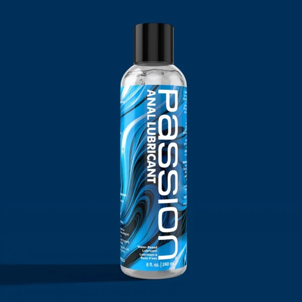 Passion Water-Based Anal Lubricant 8 oz bottle-1 Passion Water-Based Anal Lubricant 8 oz bottle