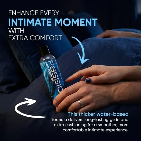 Passion Water-Based Anal Lubricant 8 oz bottle