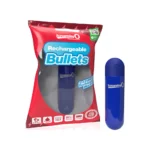 Screaming O Rechargeable Bullet Vibrator - Blue