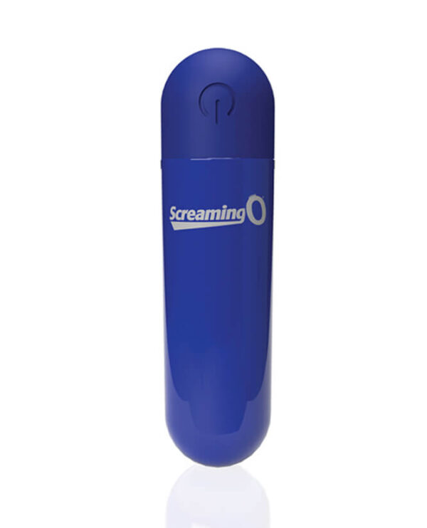 Screaming O Rechargeable Bullet Vibrator - Blue