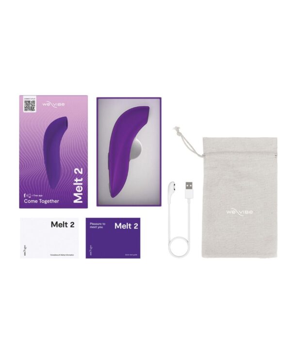 We-Vibe Melt 2 App-Controlled Clitoral Suction Toy - Purple