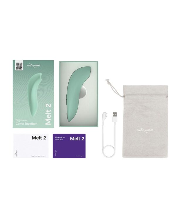 We-Vibe Melt 2 App-Controlled Clitoral Suction Toy - Sage